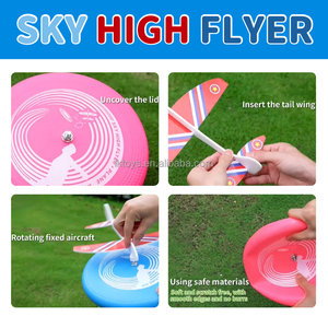 Juguetes Lucky Toys para Exteriores, Avión Deportivo 2 en 1, Avión de Espuma DIY, Avión de Vuelo Alto, Avión Lanzable - Product Image 4