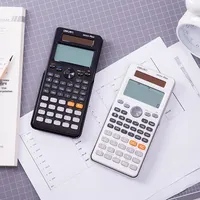 Deli D82ES calculatrice scientifique graphique alimentée par batterie examen étudiant examen d'entrée de troisième cycle multi-fonction en gros