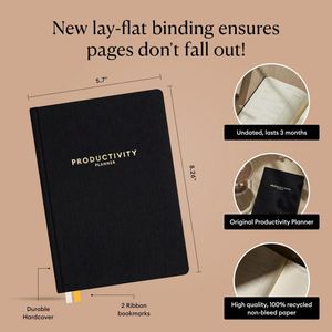 Custom Leather A5 Hardcover Productivity Planner Vintage Classic Designed Pages <b>Journal</b> Gift Premium Notebook - Product Image 4