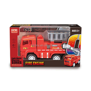 Venta al por mayor B/o Eléctrico Niños Venta al por mayor Bombero Camión Coche <span class=keywords><strong>Juguete</strong></span> Con Música Ligera Para Niños Pequeños Navidad Cumpleaños Regalo Coche Sets - Product Image 3