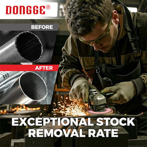 Disque à lamelles 4-1/2 "Disque à lamelles en fibre de verre avec support en oxyde de zircone Disque à lamelles rond abrasif 4.5 pour ébavurage - Product Image 4