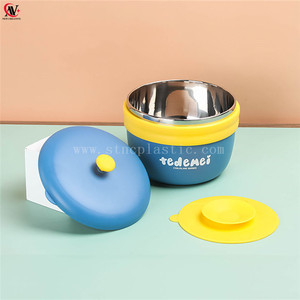 500 ml di Apprendimento Del Bambino <span class=keywords><strong>Piatti</strong></span> <span class=keywords><strong>Con</strong></span> La Tazza di Aspirazione di Sicurezza Per Bambini Set di Stoviglie Assist Ciotola - Product Image 1