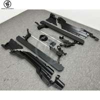 Barres latérales électriques en acier inoxydable brillant à tissage sergé, ensemble complet pour Range Rover Defender 90/110 2015-2016, course automobile