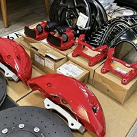 Vente en gros d'étriers de frein à 10 pistons avec rotor en céramique carbone 420*40MM pour Audi A5 A6 A7 A9 C7 RS8 RS7 RS6 BMW G20 G30 F10 M5 Tesla
