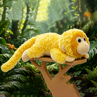 Vente directe d'usine, jouets en peluche en forme de singe mignon, tailles personnalisées, certifiés CE, pour cadeau promotionnel