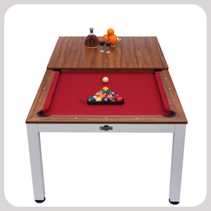 Multi-Functional 3-in-1 <strong>Pool</strong> <strong>Table</strong> Dining Room <strong>Table</strong> Combo Fashionable Billiard <strong>Table</strong> - Product Image 4