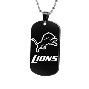 Collier tendance personnalisé en acier inoxydable avec pendentif, collier NFL à la mode pour hommes - Product Image 6
