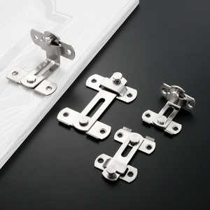 Stainless Steel Door Latch 90 Degree Anti Theft Lock For Wooden Door Household Pet Cage Easy Installation Minimalist Design - Product Image 4