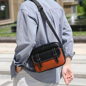 Sacs Bandoulière de Luxe <span class=keywords><strong>en</strong></span> <span class=keywords><strong>Cuir</strong></span> PU Imperméables, Personnalisables <span class=keywords><strong>en</strong></span> Gros, pour Hommes, de Voyage, de Messager, de Créateur - Product Image 6