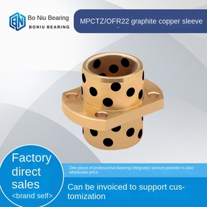 MPCZ High Force Brass Graphite Sleeve <span class=keywords><strong>Bushing</strong></span> עמיד בפני שחיקה מיסבים דקים דקים ללא שמן, עמידים בפני שחיקה, קוטר פנימי 5 6 8 - Product Image 2