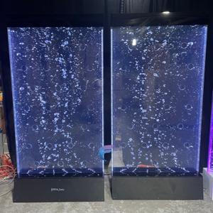 project show customized indoor decoration led color changing <b>acrylic</b> water bubble lamp wall - Product Image 1