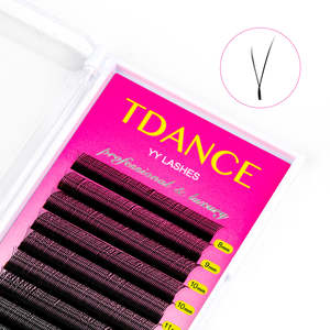 Cils YY en forme de bâtonnet mat, cils volants, 0,07, yeux gauche et droit, cils de renard YY, extension de cils, plateau de cils, extensions de cils naturelles - Product Image 3