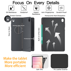 เคสคีย์บอร์ดถอดได้ รองรับมุมมองหลายมุม พร้อมไฟแบ็คไลท์ 7 สี สำหรับ Samsung Galaxy Tab S11 11 นิ้ว จากผู้ผลิตโดยตรง - Product Image 4