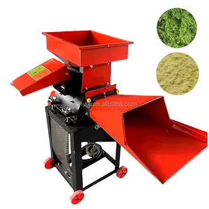 Trituradora trituradora de paja de ensilaje Manual de alimentación animal granja máquina de ensilaje manual cortador de paja y molino de martillo Kenia/Australia/Pakistán