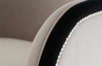 Canapé moderne de luxe en tissu, canapé pour une personne style américain, fauteuil de détente design pour salon
