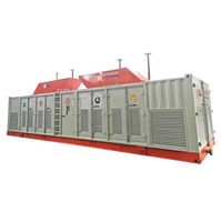 عالية الكفاءة 750KW الغاز مولد تربيني الحيوي طقم توليد الغاز الطبيعي طقم توليد الغاز