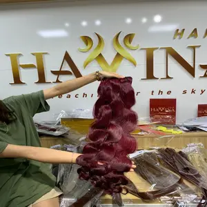 Vente en gros d'usine, cheveux vierges péruviens, cheveux crus de haute qualité, couleur vierge, unique, donatrice, cheveux humains, Body Wave, 100% Wav non traités