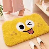 Tapis de sol personnalisable, tapis moelleux de luxe, tapis de bain antidérapant lavable, tapis de bain tufté, paillasson anime, tapis tufté