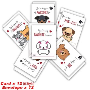 Thẻ Ngày Valentine cao cấp với dịch vụ cá nhân trống bên trong để ghi chú viết tay, Thiệp Mừng đồng nghiệp hoàn hảo - Product Image 5