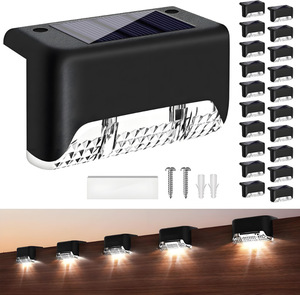 Luci Solari per Sentieri da Giardino, Luci Solari per Scale da Esterno, Attivazione Automatica al Buio, Stile Pastorale, Classificazione IP44 - Product Image 4