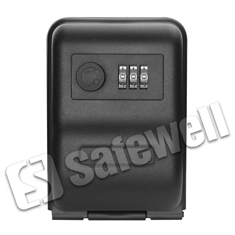 SafewellKL0102K屋外コンビネーションキー金庫ハンギングシャックル付き高安全キーロックボックスケース収納用隠しキー
