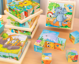 Il più popolare cartone animato creativo interessante sicurezza materiale semplice e facile Puzzle per bambini per sviluppare l'intelligenza. - Product Image 3