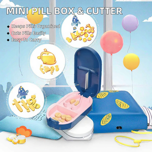 กล่องยาพกพา MEMOSAN BS1003M กล่องเก็บยาขนาดเล็กพร้อมที่ตัดยา - Product Image 2