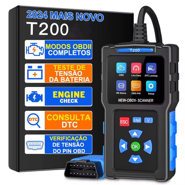 Universal Car Diagnostic Tool 12V/24V Code Reading OBD2 Scanner Function Suitable for All Cars