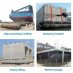 Airbags gonflables industriels pour le lancement de navires - Airbags marins en caoutchouc anti-usure avec marquage CE - Product Image 4