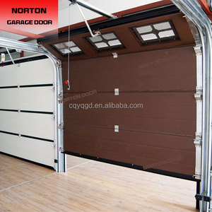 Puerta de garaje <span class=keywords><strong>Porton</strong></span> de arriba seccional automática bastante residencial con puerta de entrada - Product Image 5