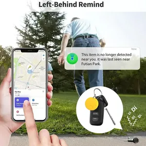 Rastreador de seguridad inteligente con Bluetooth para cartera, mochila, buscador de equipaje Find My Key, compatibilidad con IOS, hecho de plástico para Apple - Product Image 1