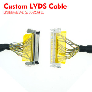 Câble de transfert FX15S-51P-C vers FI-X30HL LVDS, signal anti-interférence haute vitesse pour module d'écran LCD publicitaire commercial - Product Image 1