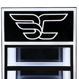 Caja de acrílico para cigarrillos y tabaco, iluminación con luz LED personalizada, expositor de pie para tienda de humo, gran capacidad - Product Image 3