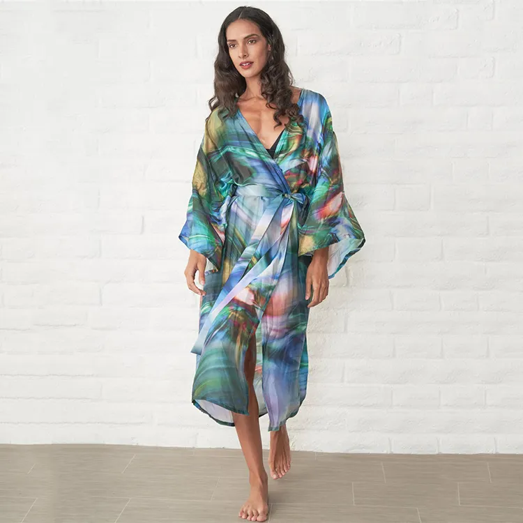 Sexy Cover Up Rok Jurken Vrouwen Kimono 'S Lady Elegante Casual Dames Blouse