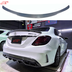 Carbon Fiber Rear Trunk Spoiler For 2015-2021 Mercedes-Benz C-Class W205 Sedan – AMG Style