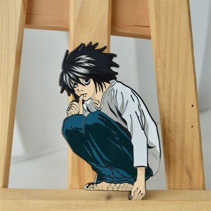Spilla/Badge Anime da 7 cm in lega, imitazione smalto, a tema <span class=keywords><strong>Death</strong></span> <span class=keywords><strong>Note</strong></span> L Lawliet, per decorazione, articoli di cancelleria e gioielleria - Product Image 6