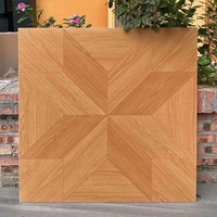 Carreaux de céramique intérieurs antidérapants 800x800 à effet bois, style chinois moderne, fabriqués authentiquement au Guangdong, pour salon