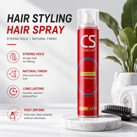 Spray Fixant Professionnel pour Cheveux Bouclés, Séchage Rapide, Fini Mat Naturel, Produit de Soin Capillaire, Vente en Gros Usine OEM ODM