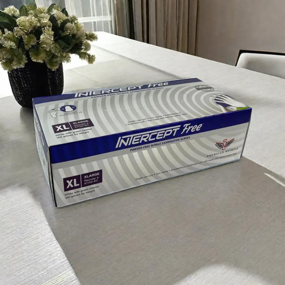 Wholesale Supplier LED UV Printed Glove Box Premium Paper Packaging with Customize Logo and Size