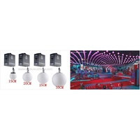 Cabrestante cinético controlado por DMX para decoración de bola de discoteca, grúa de elevación, luz cinética