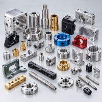 Rail de guidage usiné CNC, support en aluminium anodisé sur mesure avec bride pour équipement industriel OEM