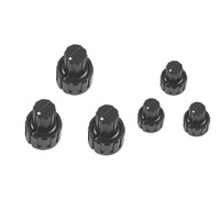 Boutons de potentiomètre ABS usinés sur mesure par CNC 15x17mm - Boutons de volume en plastique pour amplificateur
