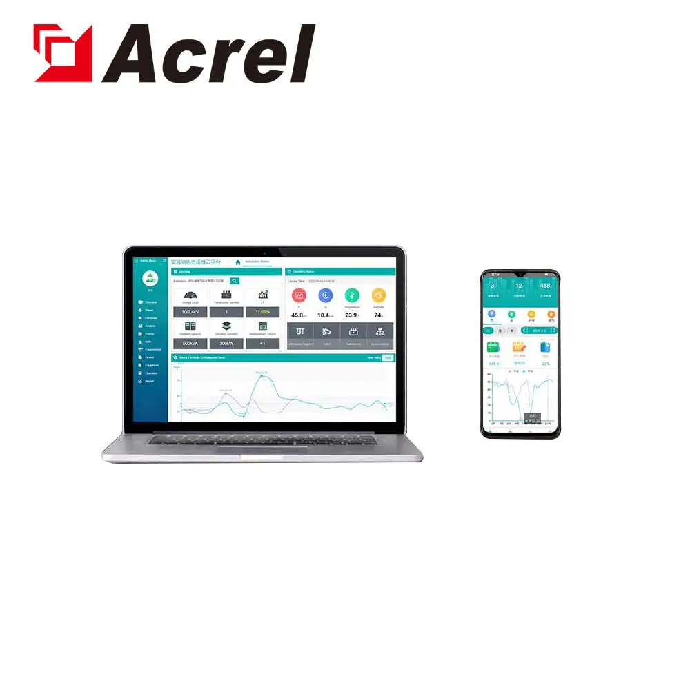 Acrel Elektrische Iot Systeem/Cloud Platform/Iot Gebaseerd Elektrische Project Voor Enterprise