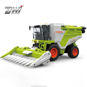 DWI DOWELLIN 2.4G 1:24 Télécommande 6 Canaux Farmer Truck Car Toys Kids Boys <span class=keywords><strong>RC</strong></span> Cars Corn Machine + Wheat Harvester - Product Image 5