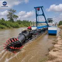 Kapal Keruk Hisap Tugas Berat untuk Pengerukan Pelabuhan dan Penanganan Tailings, Kapal Keruk Pasir Tahan Aus untuk Saluran Sungai