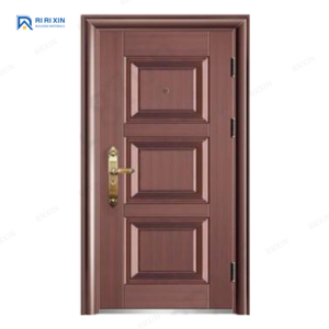 Puerta delantera de entrada de metal y acero de 6 paneles Puertas de seguridad interiores exteriores para casas <span class=keywords><strong>Vella</strong></span> Entrada y dormitorio - Product Image 3