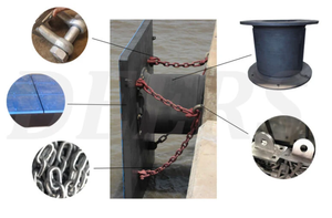 Defensa de Goma Super Cell <span class=keywords><strong>CSS</strong></span> Marina Aprobada por BV para Protección de Barcos y Muelles, Proveedor de Defensas de Muelle con Accesorios - Product Image 6