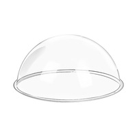 Lit pour chat en capsule hémisphérique transparente en acrylique, couvercle sphérique moulé par injection, maison pour chien semi-fermée, accessoire