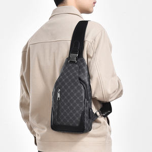 Venta al por Mayor Directa de Fábrica, Bolsos Sencillos para Hombre, Bolso de Hombro con Estampado, Bolso Cruzado de Moda, Bolso de Pecho para Hombre de Alta Calidad - Product Image 5