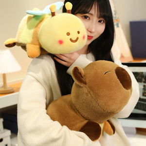 Boneka Kapibara Kreatif Bolak-Balik, Mainan Hewan Lucu, Boneka Kapibara Berubah Menjadi Boneka Lebah, Hadiah Ulang Tahun untuk Anak-Anak - Product Image 4